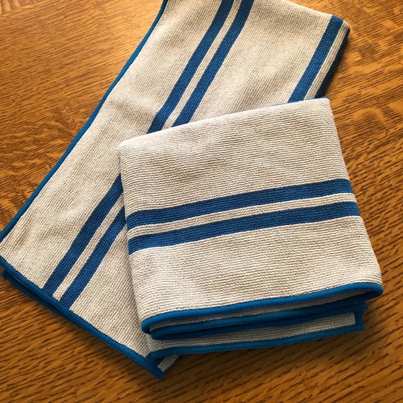 Norwex Bath Norwex Limited Edition Marine Line Hand Towel Set Of 2